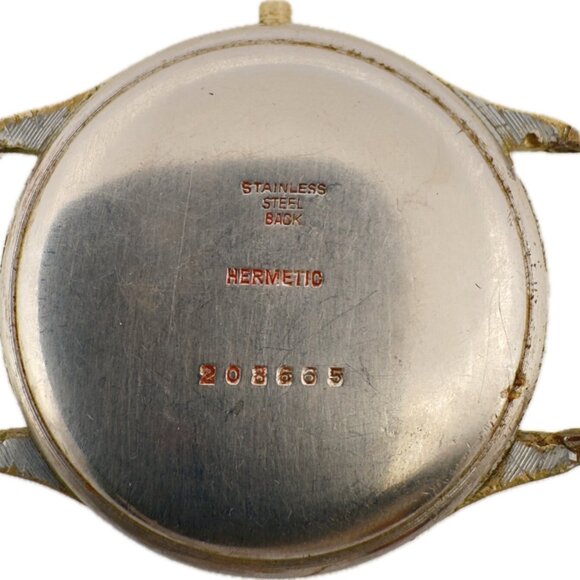 Vintage Angelus Oversized Military Style 17 Jewel Men Mechanical Wristwatch 216 - Picture 5 of 6